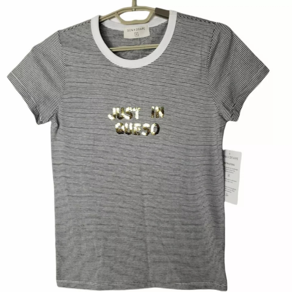 Bow & Drape T Shirt